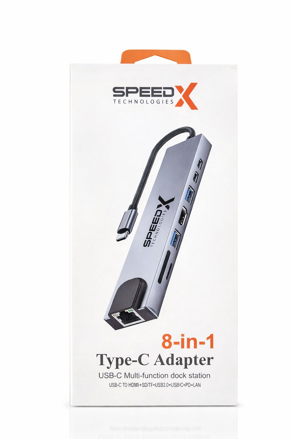 Speed-X 8 IN 1 Multi-Function Dock-Station