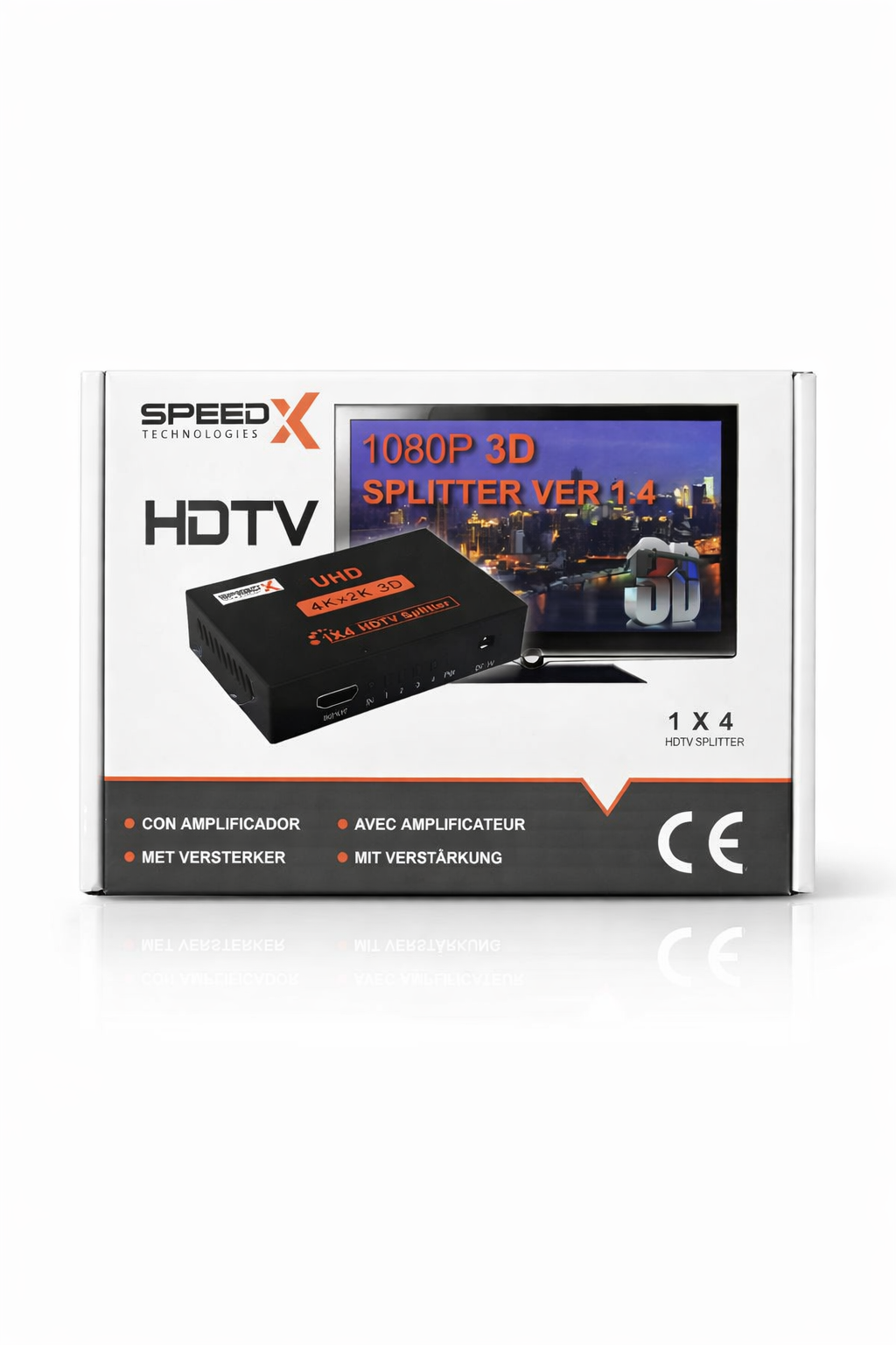 Speed-X Hdmi Splitter 1 To 4