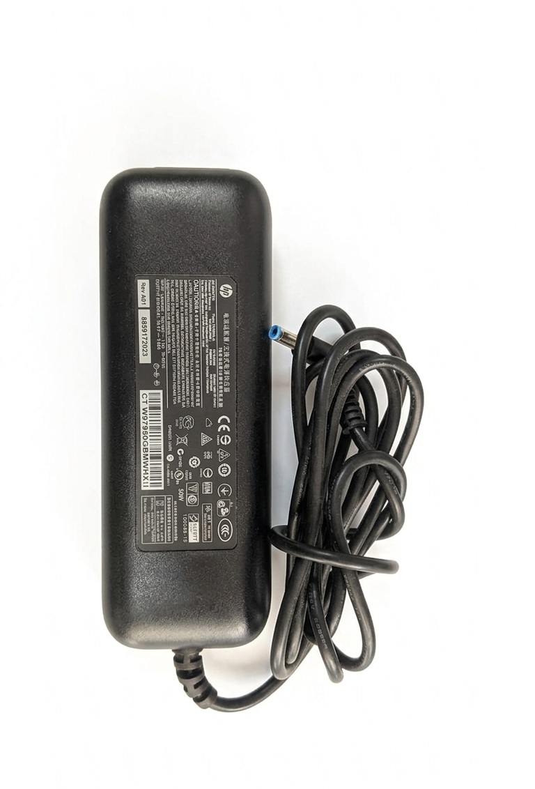 Hp Blue Pin Slim Tip Laptop Adopter 65-Watt