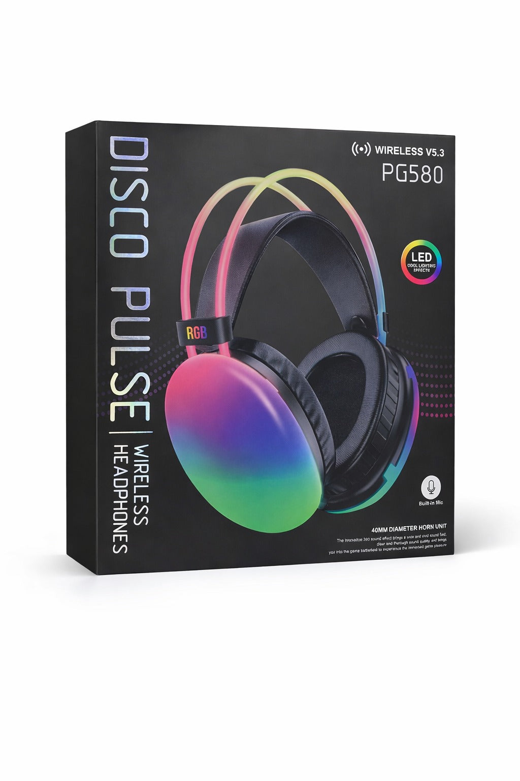 PG-580 Disco Pulse Wireless Gaming Headphone