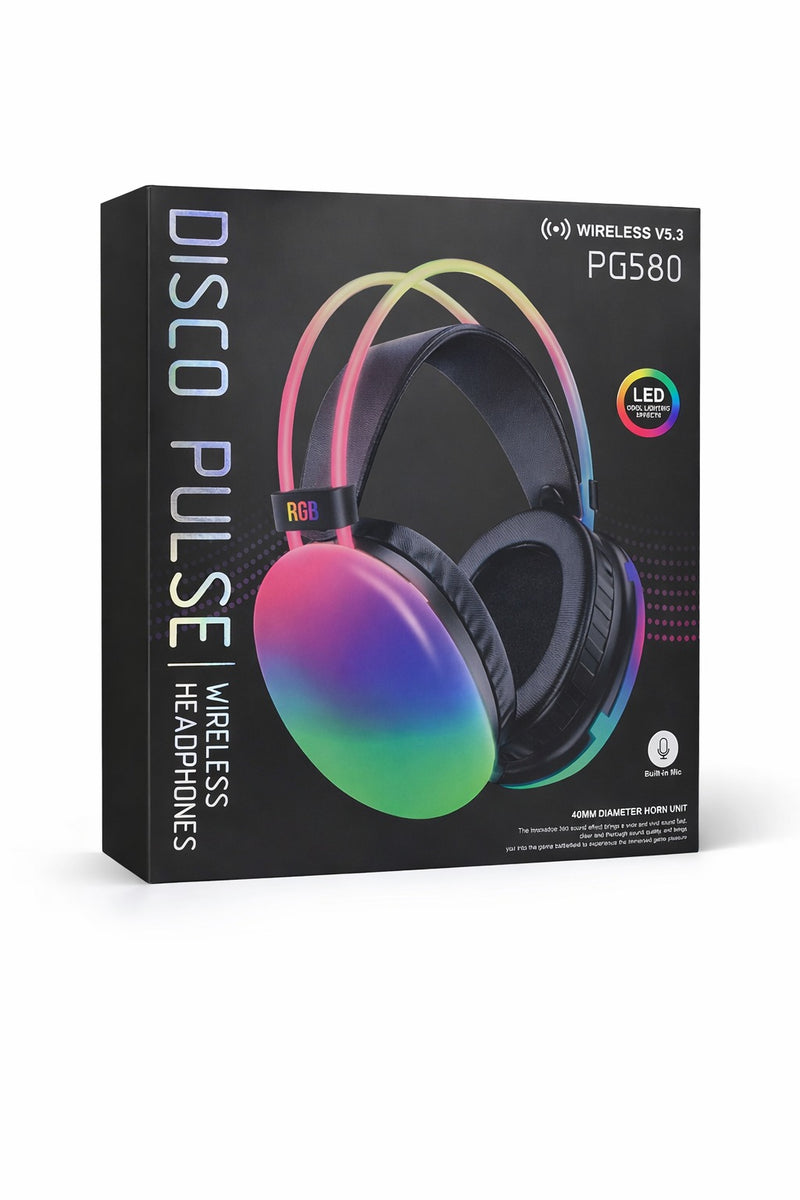 PG-580 Disco Pulse Wireless Gaming Headphone